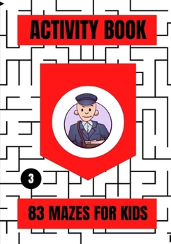 Paperback Activity Book: 83 Mazes for Kids Book