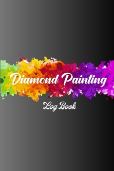 Paperback diamond painting log book: [Deluxe Edition with Space for Photos] Crystal Butterfly Design Book