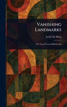 Hardcover Vanishing Landmarks Book