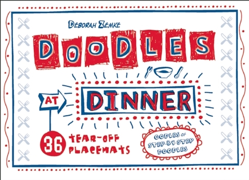 Paperback doodles-at-dinner Book