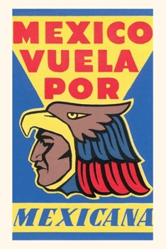 Paperback Vintage Journal Mexicana Airlines Poster Book