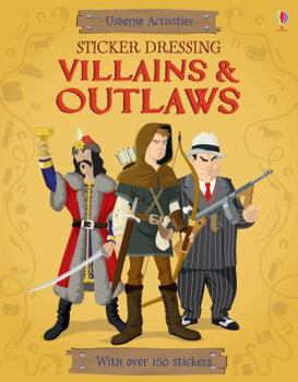 Paperback Sticker Dressing Villains & Outlaws Book