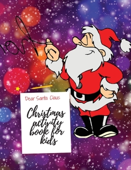 Paperback Christmas activity book for kids Book