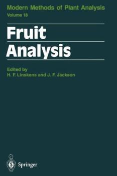 Paperback Fruit Analysis Book