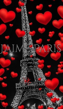 Hardcover j'aime paris tour eiffel blanc journal: j'aime paris tour eiffel blanc journal [French] Book
