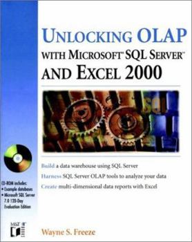 Paperback Unlocking OLAP with SQL Server 7 and Excel 2000 [With CDROM] Book