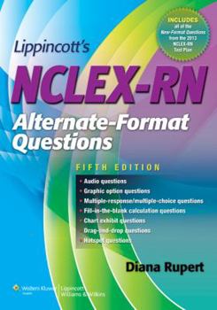 Paperback Lippincott's NCLEX-RN Alternate-Format Questions with Code Book