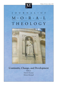 Hardcover Journal of Moral Theology, Volume 10, Issue 2 Book