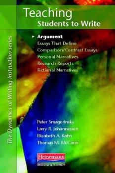 Paperback Teaching Students to Write: Argument Book