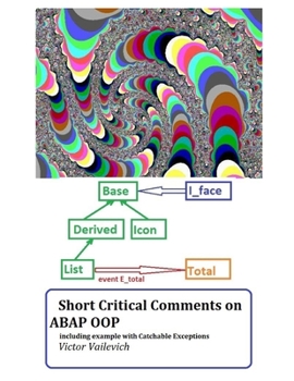 Paperback Short Critical Comments on ABAP OOP including example with Catchable Exceptions Book