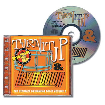 Paperback Turn It Up & Lay It Down, Vol. 6 - Messin' Wid Da Bull: Play-Along CD for Drummers Book