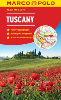 Map Tuscany Marco Polo Holiday Map Book