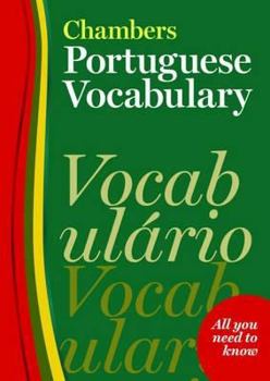 Paperback Chambers Portuguese Vocabulary (Chambers Language Study Aids) Book