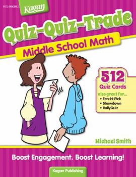 Perfect Paperback Quiz-Quiz-Trade-Middle School Math, Level 2 Book