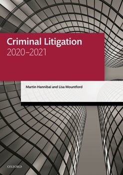 Paperback Criminal Litigation 2020-2021 Book
