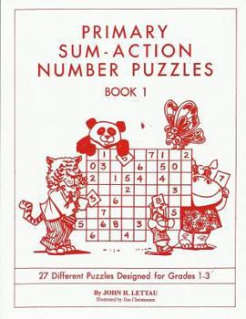 Paperback Primary Sum-Action Number Puzzles Book 1 Book