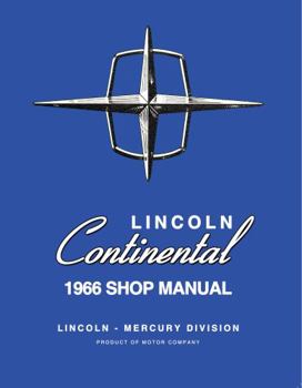 Perfect Paperback 1966 Lincoln Continental Shop Manual By Detroit Iron Book