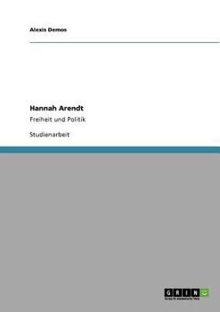 Paperback Hannah Arendt: Freiheit und Politik [German] Book