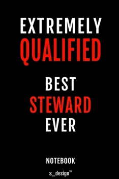 Notebook for Stewards / Steward: awesome handy Note Book [120 blank lined ruled pages]
