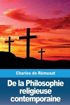 Paperback De la Philosophie religieuse contemporaine [French] Book