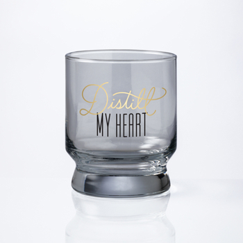 Misc. Distill My Heart Lowball Glass Book