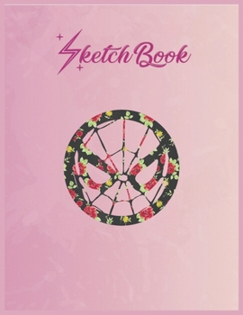 SketchBook: Marvel Spiderman Rose Print Graphic Empty Notebook SketchBook Floral Flower Arts Notebook for Girls Teens Kids Journal Blank UnLined 110 Pages of 8.5x11 for Drawing and Painting