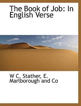 Paperback The Book of Job: In English Verse Book