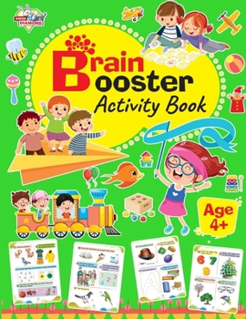 Paperback Brain Booster Activity Book - Age 4 Book