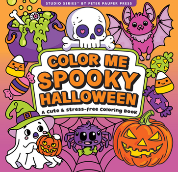 Paperback Color Me Spooky Halloween Artist's Coloring Book (31 Single-Sided Designs on Thick Paper) Book