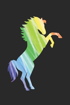 Buntes Pferd: Notizbuch / Tagebuch - DIN A5 120 Seiten punktiert / Punkteraster - Pferd Geschenk Pony (German Edition)