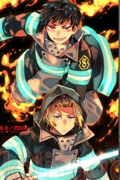 NoteBook: Shinra Kusakabe,Enen No Shouboutai Anime, Amazing Poster,Journal for Writing, Size 6 X 9 , 120 Pages