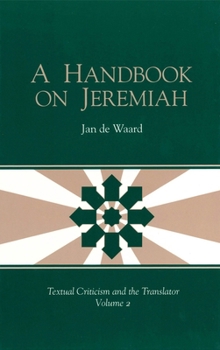 Hardcover A Handbook on Jeremiah Book