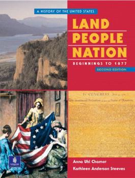 Paperback Land, People, Nation 1: A History of the United States Book