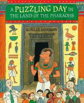 Hardcover A Puzzling Day in the Land of the Pharaohs Book