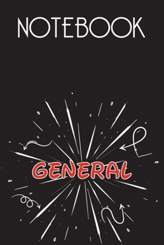 GENERAL Notebook, Simple Design: Notebook /Journal Gift,Simple Cover Design,100 pages, 6x9, Soft cover, Mate Finish