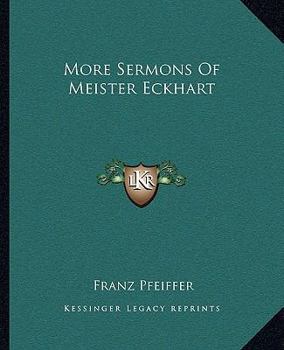 Paperback More Sermons Of Meister Eckhart Book