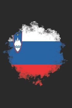 Paperback Slovenia Notebook: Slovenia Notebook - college book - diary - journal - booklet - memo - composition book - 120 sheets - Dot Grid paper 6 Book