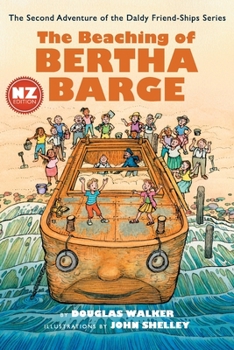 Paperback The Beaching of Bertha Barge - NZ Book
