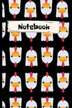 Paperback Notebook: Cluckin Crazy Chicken Notebook/Journal.Cute Crazy chicken.Egg Journal: An egg log book, egg tracker, backyard chicken Book