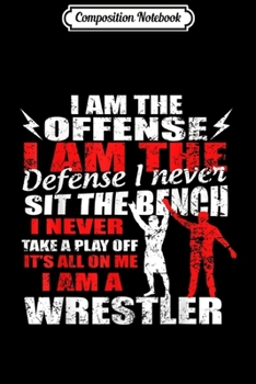 Composition Notebook: Wrestler Wrestling Cute Gift For Wrestler Wrestling  Journal/Notebook Blank Lined Ruled 6x9 100 Pages