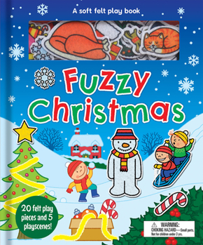 Hardcover Fuzzy Christmas Book