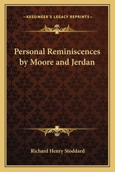 Paperback Personal Reminiscences by Moore and Jerdan Book