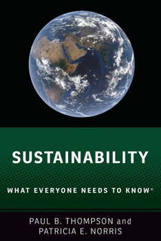 Paperback Sustainability: What Everyone Needs to Know(r) Book