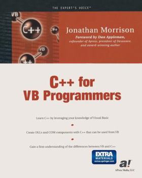 Paperback C++ for VB Programmers [With Start Up CD-ROM] Book