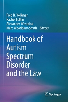 Paperback Handbook of Autism Spectrum Disorder and the Law Book