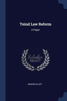Paperback Teind Law Reform: A Paper Book