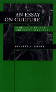 Paperback An/Essay on Culture: Symbolic Structure and Social Structure Book