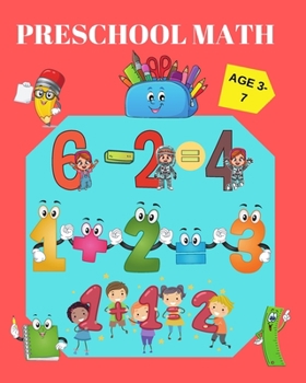 Paperback Preschool Math: Substraction &Addition Activities, Ages 3-7 Book