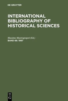 Hardcover International Bibliography of Historical Sciences, Volume 66 (Multilingual Edition) Book
