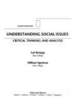 Paperback Understanding Social Issues: Critical Thinking and Analysis Book